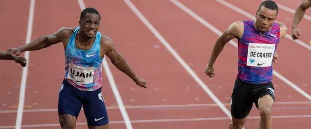 Cj Ujah and Andre De Grasse