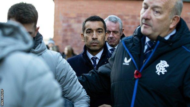 Rangers manager Giovanni van Bronckhorst