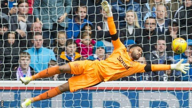 Rangers goalkeeper Wes Foderingham