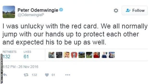 Peter Odemwingie's tweet