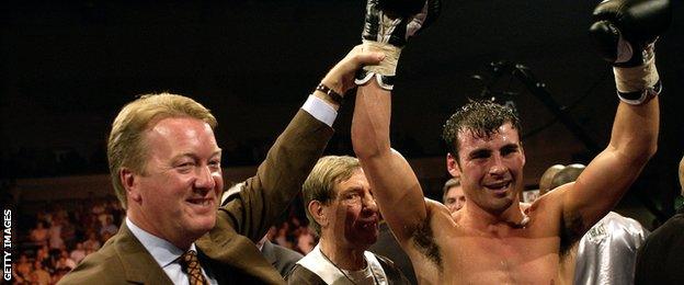 Frank Warren and Joe Calzaghe