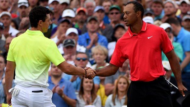 Tiger Woods and Rory McIlroy will paired together in the first two rounds at the Genesis Open