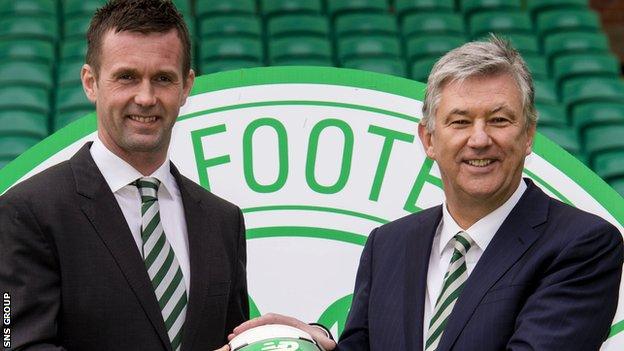 Ronny Deila and Peter Lawwell