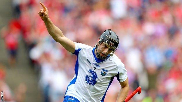 Jamie Barron celebrates after his first goal