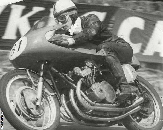 John Surtees at the 1956 Isle of Man TT