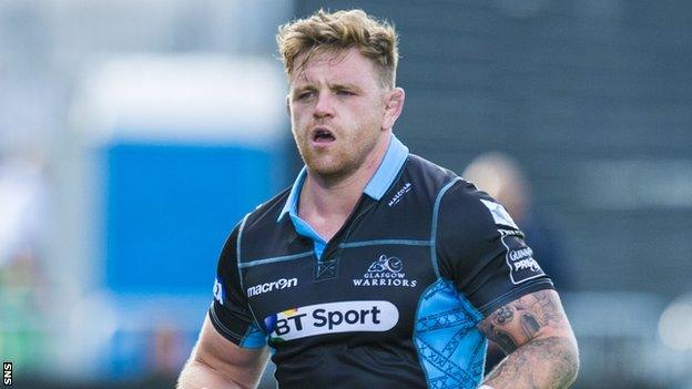 Glasgow Warriors hooker Kevin Bryce