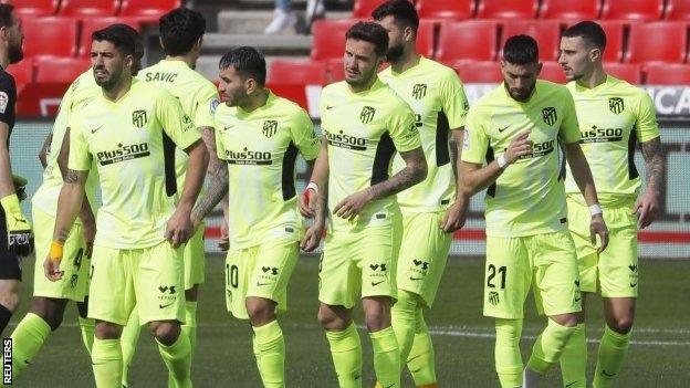 Atletico Madrid celebrate