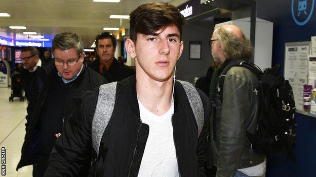 Emerson Hyndman at Glasgow Airport