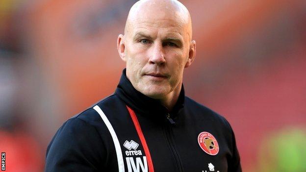 Walsall boss Jon Whitney