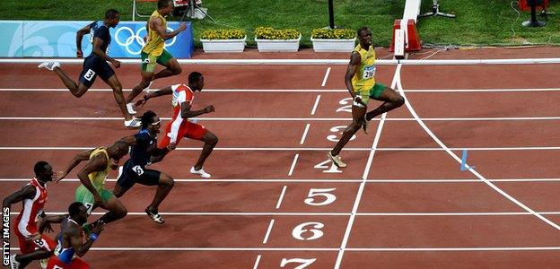 Usain Bolt 100m final, 2008