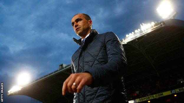 Everton manager Roberto Martinez