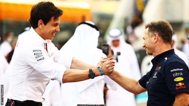 Toto Wolff and Christian Horner