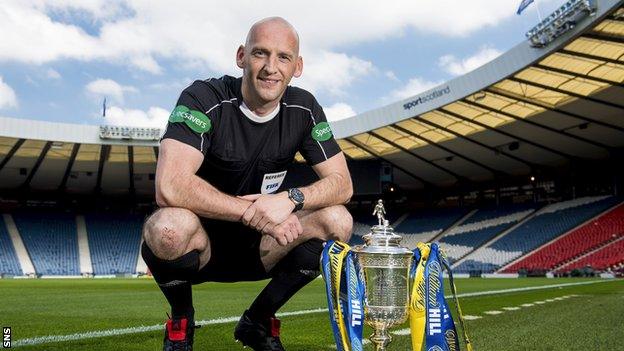 Scottish Cup final referee Bobby Madden