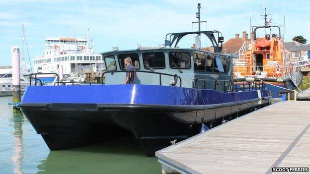 Scoot Ferries boat