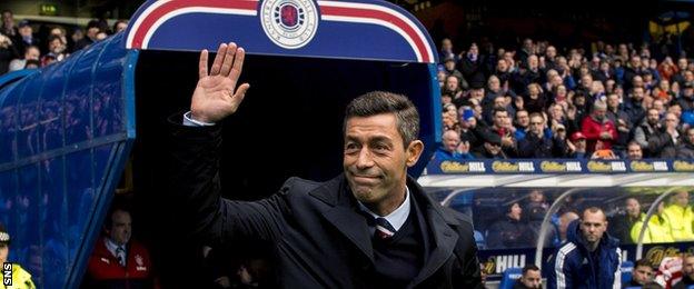 Rangers manager Pedro Caixinha