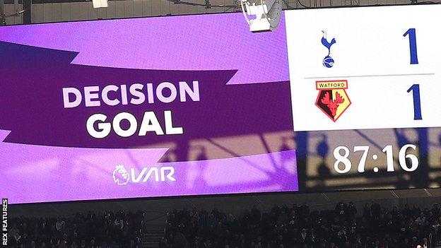 VAR screen