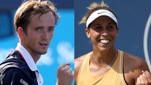 Daniil Medvedev and Madison Keys