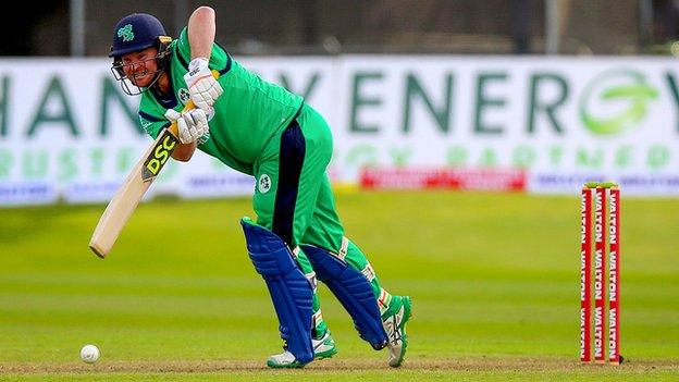 Paul Stirling is leading by example with the bat for Ireland