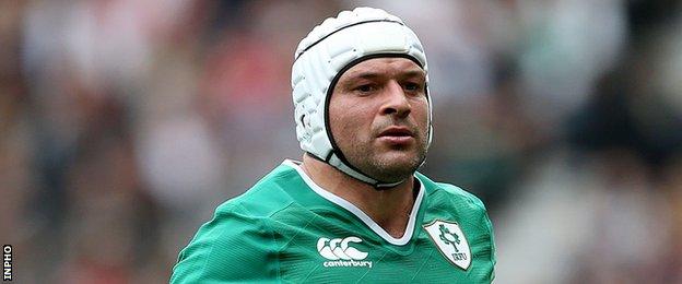 Ireland hooker Rory Best