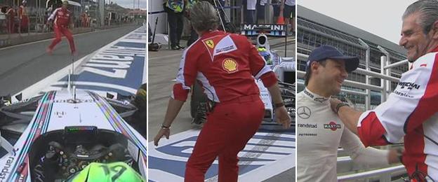 Felipe Massa and Maurizio Arrivabene