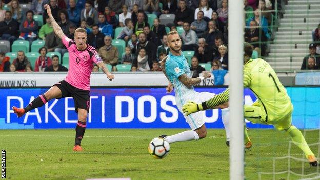 Leigh Griffiths opened the scoring for Scotland but the visitors could not find the win they needed