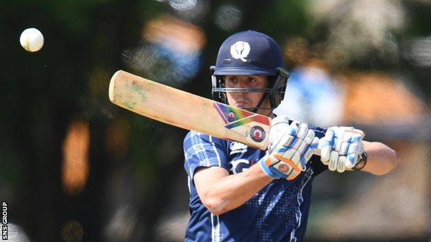 Calum MacLeod hit 24 boundaries in his unbeaten knock of 157