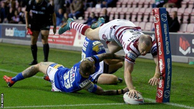 Liam Marshall scores for Wigan