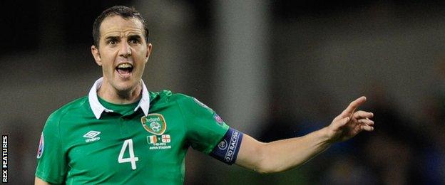 Republic of Ireland captain John O'Shea