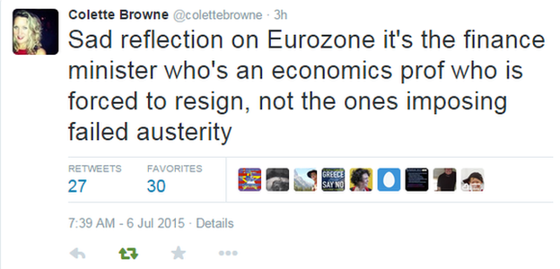 Colette Browne tweet