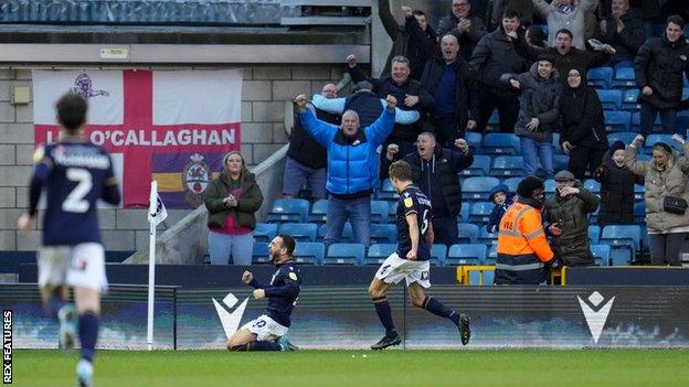 Mason Bennett's goal against West Bromwich Albion was the Millwall forward's first of the season