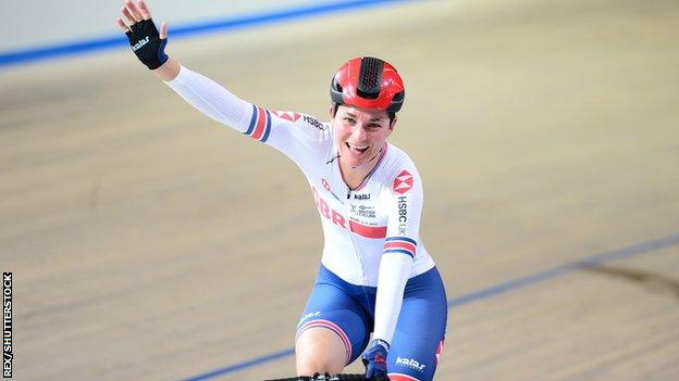 Sarah Storey celebrates