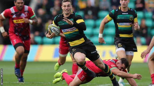 George North of Northampton Saints