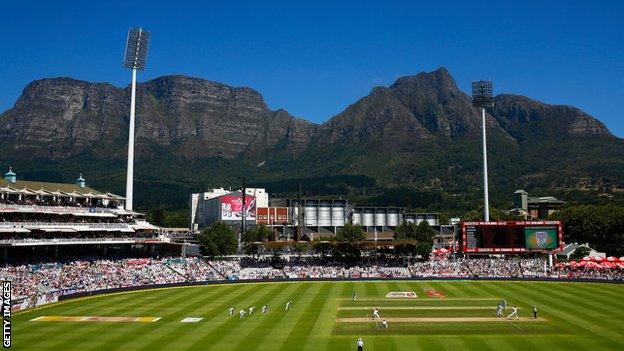 Newlands Stadium in Cape Town