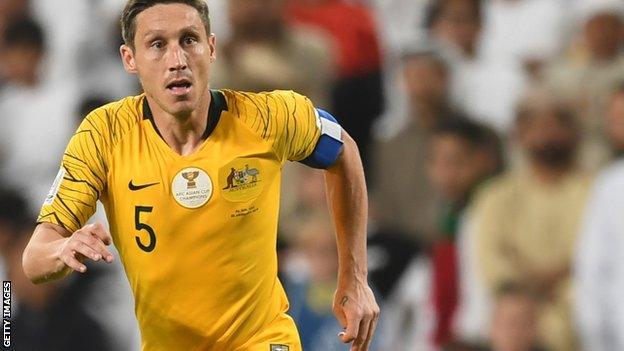 Mark Milligan captain Australia