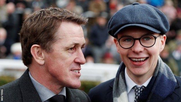 AP McCoy with trainer Joseph O'Brien