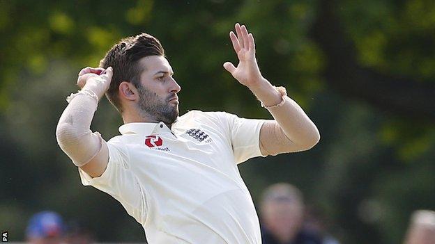 England bowler Mark Wood