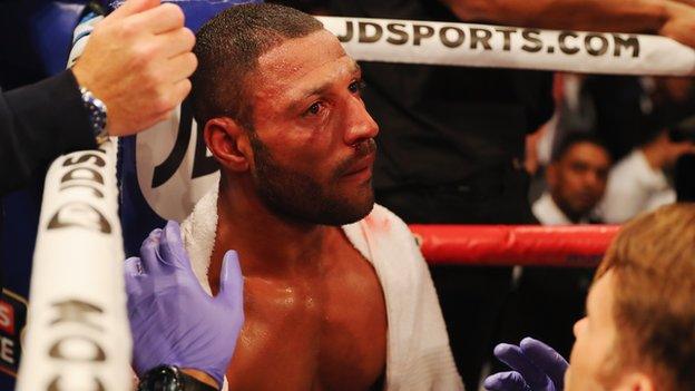 Kell Brook was stopped in the fifth round by Gennady Golovkin