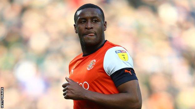 Donervon Daniels in action for Luton Town