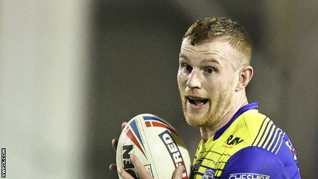 Jack Hughes has been out of action for Warrington Wolves for the past four months having sustained a shoulder injury