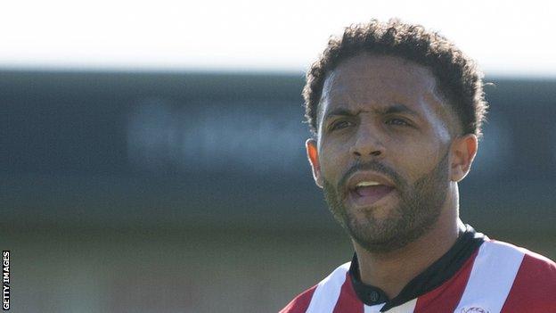 Bruno Andrade has scored twice in 23 appearances for Lincoln City so far this season