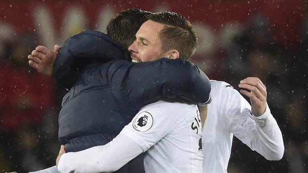 Swansea celebrate