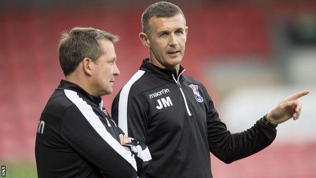 Billy Dodds and Jim McIntyre