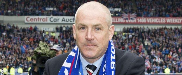 Rangers manager Mark Warburton