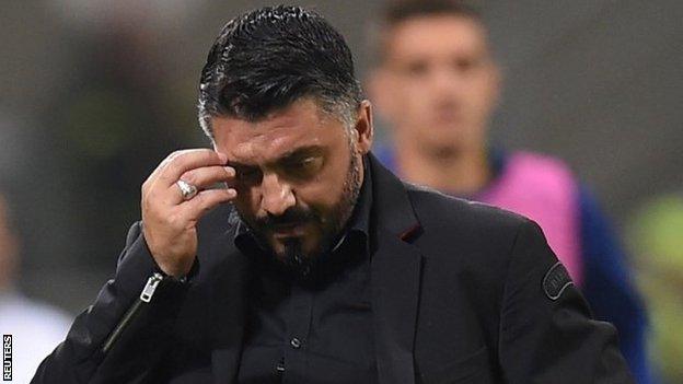 AC Milan boss Gennaro Gattuso