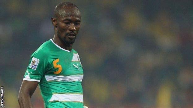 Ivory Coast and Trabzonspor's Didier Zokora