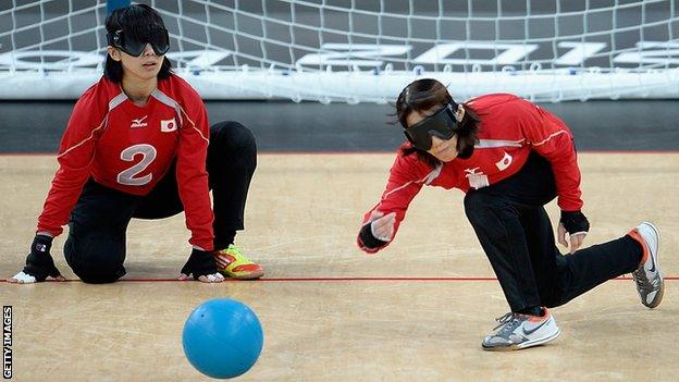 China goalball team