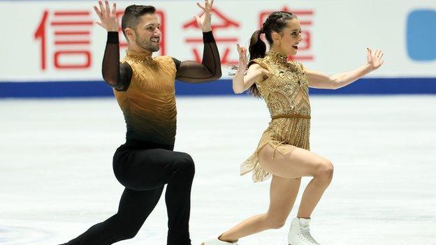 Lewis Gibson and Lilah Fear competed in Tokyo in November