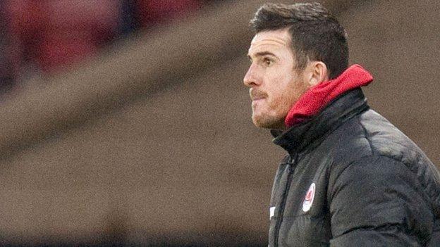 Clyde manager Barry Ferguson