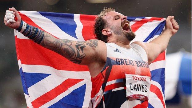 Aled Sion Davies secured gold and retained his Paralympic Games title in the F63 shot put.