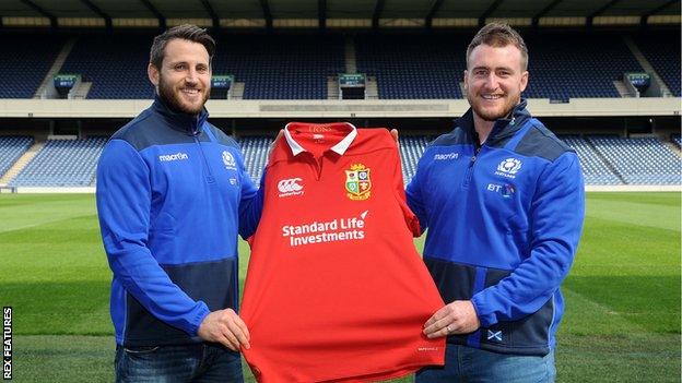 Tommy Seymour and Stuart Hogg